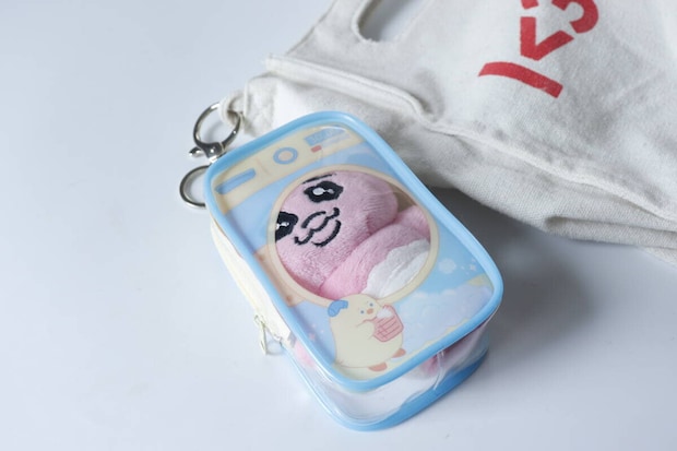 ビニールポーチ（洗濯ひよこ）　使用例