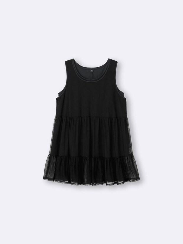 GUの2ピースチュールチュニック
