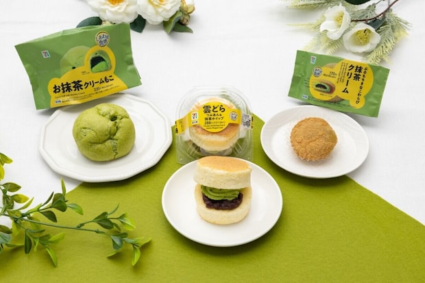 セブン　抹茶スイーツ　新作3品