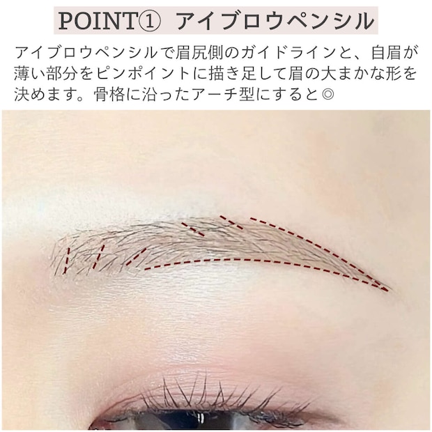 POINT①アイブロウペンシル