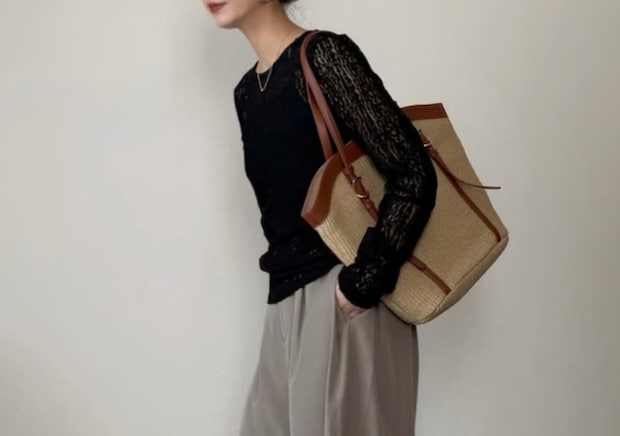 大人のシアートップスは”黒”がおすすめ！上品に垢抜ける♡春の透け感コーデ5style