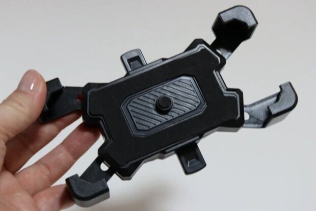 ダイソー　自転車スマホホルダー（ワンタッチ固定式）　