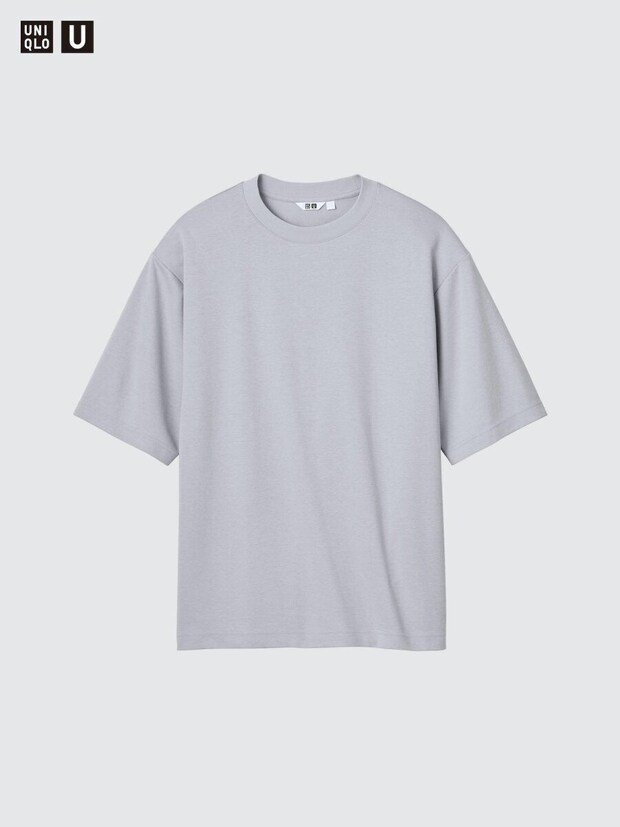 エアリズムコットンオーバーサイズTシャツ ユニクロ女性おすすめメンズエアリズムコットンオーバーサイズTシャツ