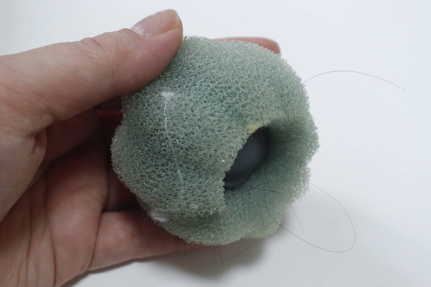 洗濯ボール黒猫 使用後