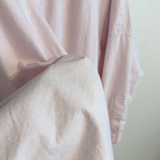 Plage OX Poncho シャツ OX Poncho シャツ コットン生地感と着丈のディテール