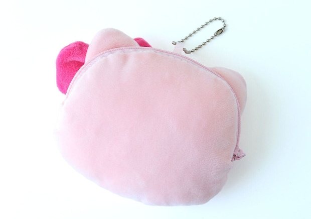 ハローキティぬいぐるみポーチふわふわ素材