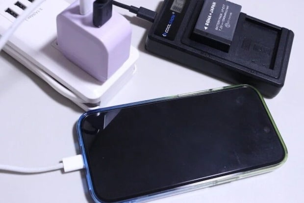 ダイソー USB充電器 使用例 ダイソー USB充電器 使用例
