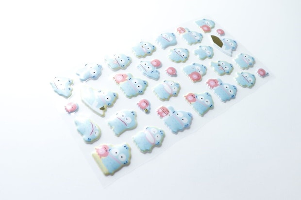 ダイソーのぷくっとシール　ハンギョドン