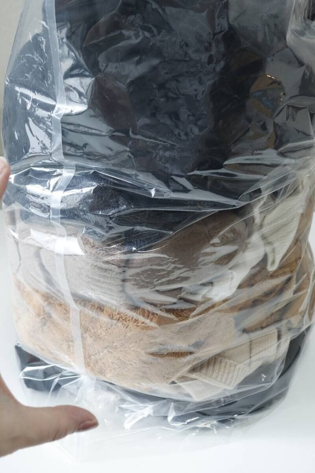 マチ付き圧縮袋押し入れハーフケース用 収納 マチ付き圧縮袋押し入れハーフケース用 収納