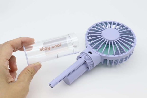 ミスト付ハンディ扇風機　タンク
