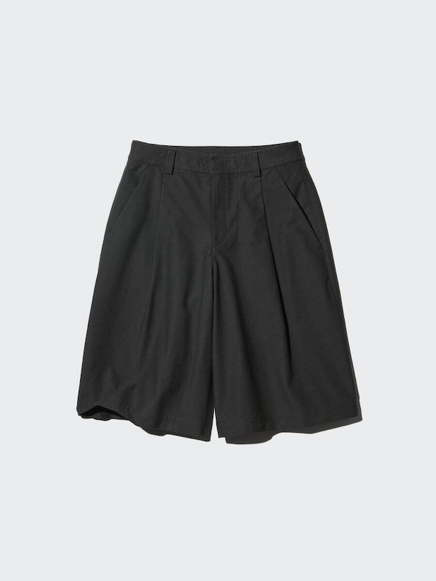 ユニクロのジャージータックハーフパンツ