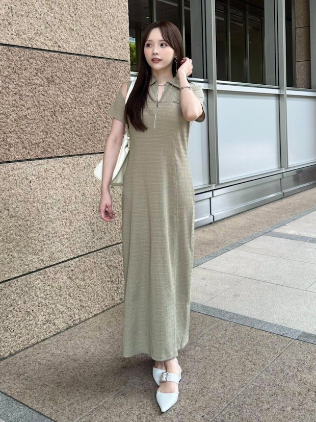 2026夏大人女性おすすめポロワンピースコーデ