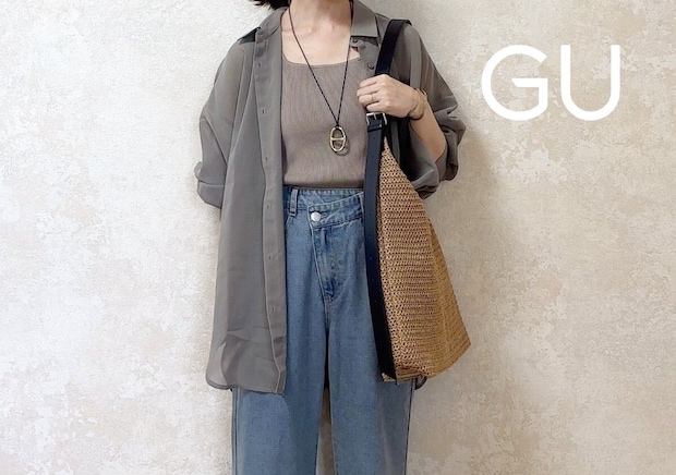GUで見つけた名品♡インナー感ゼロのタンクトップが30代40代の夏に手放せない