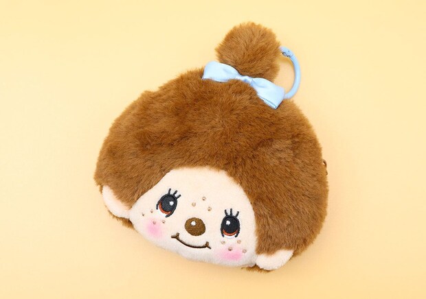 ふわふわもこもこ素材 sweet付録モンチッチちゃんぬいぐるみポーチふわふわもこもこ素材