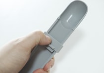 新タイプ出た！メーカー品だと1000円くらいする…！絞り器付きの100均の高機能スプーン