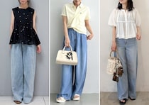 夏デニムはワイドパンツでリラクシーに決める♡抜け感たっぷりの爽やかスタイル5連発