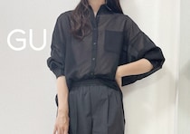 冷房対策どうしてる…？GUのシアーシャツが夏の羽織りに最適だった！