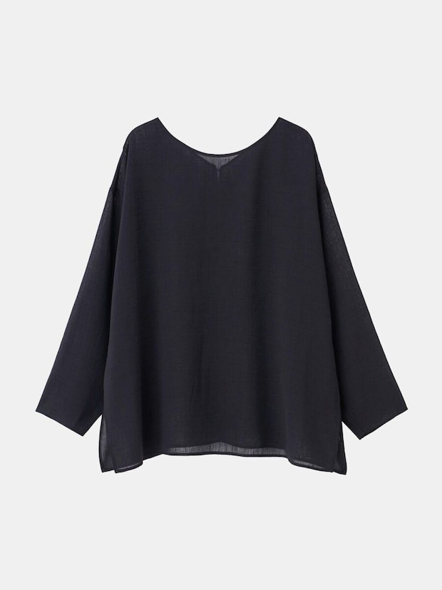 PLSTのトリアセブレンドシアーブラウス