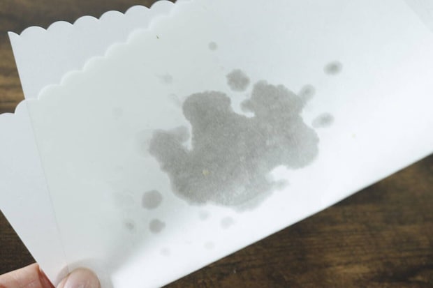 天ぷら敷紙 波型 40P　油分を吸収