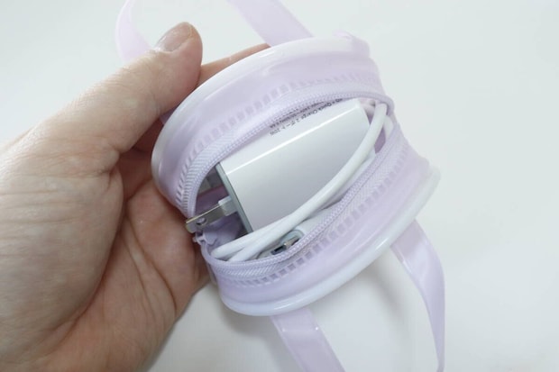 PVCミニスクールバッグ（カラー）　ガジェット収納