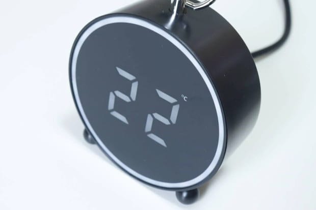 ダイソー　LEDデジタル時計　温度