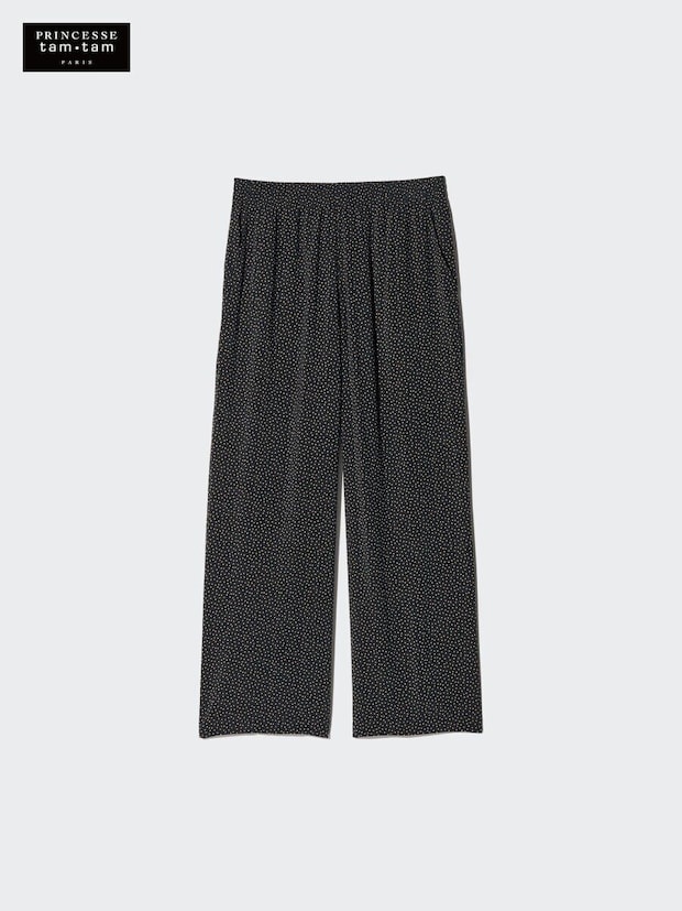 ユニクロ レーヨンプリントロングパンツ ユニクロのレーヨンプリントロングパンツ