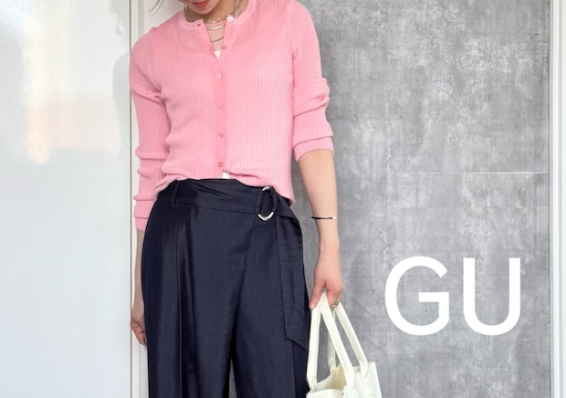 【GU】セール品なのにおしゃれってありがたい!全部1500円以下の華やかサマーニット5選