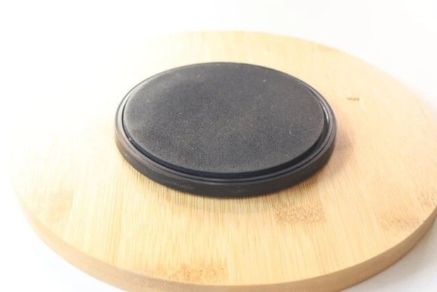 ダイソー　竹製回転台トレイ（直径20cm×2cm）　回転台