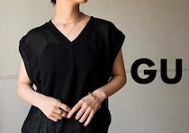 「＃GU夏服」この5着あればいい！可愛くて体型カバーも欲張れる♡大人の高見え黒トップス
