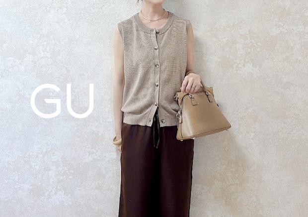 【GU】1枚で決まる「高見えニット」が優秀!腰回りカバーが叶う158cmの正解サイズは?