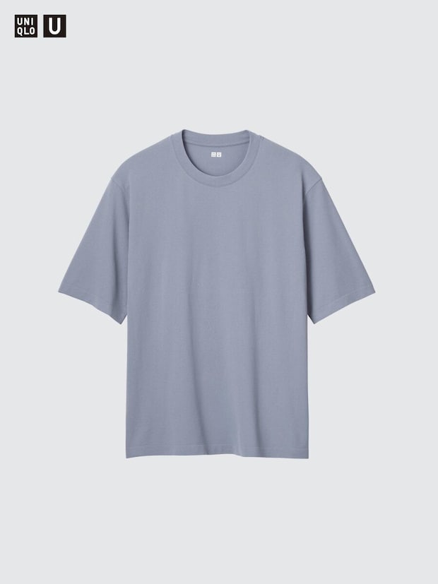 くすんだ水色のドライEXクルーネックTシャツ くすんだ水色のドライEXクルーネックTシャツ