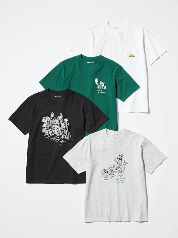 ジェイソン・ポランのアートTシャツ4枚 ジェイソン・ポランのアートTシャツ4枚