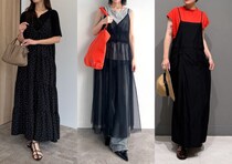 夏は黒キャミワンピが万能でした♡そのままでもレイヤードしても可愛い！お手本コーデ5選