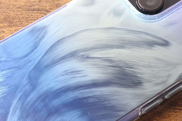 流沙色デザインのアップ。メタリックな質感がわかる 流沙色デザインのアップ。メタリックな質感がわかる