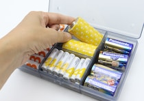 もうこれ以外使えない！いろんなサイズがたっぷり入る！整理しながら使える100均の電池ケース