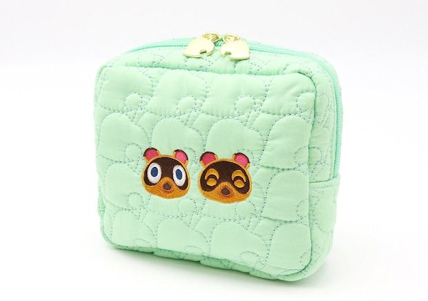 まめきちとつぶきちが刺繍されたデイリーポーチ