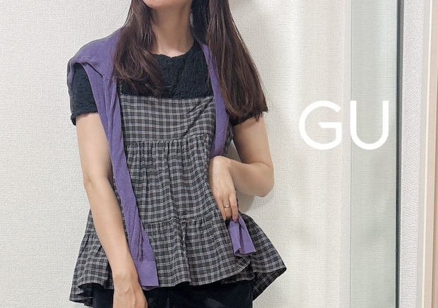 お腹もお尻もカバー♡GUのキャミチュニックが優秀すぎ!着こなし5連発