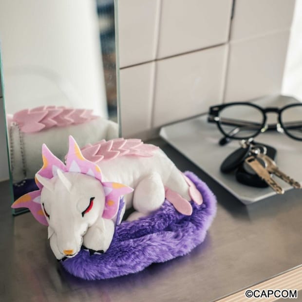 モンスターハンターのタマミツネが眠る姿のぬいぐるみチャーム モンスターハンターのタマミツネが眠る姿のぬいぐるみチャーム