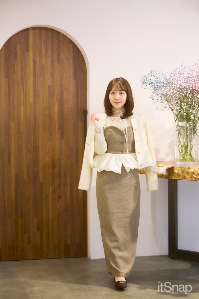 Myコラボアイテム&ディテールで差をつけるあえての“ひとクセ”大人フェミニン♪