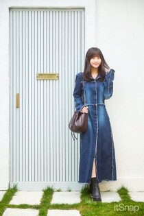 ヴィンテージのデニムワンピが主役！フリンジ＆ラメで魅せる脚長カジュアルに♡