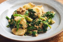 今週のあともう一品「ほうれん草とじゃがいものごま酢和え」