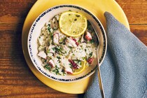 タコにらレモンのナンプラーごはんーー今井真実さんの『毎日のあたらしい料理2』