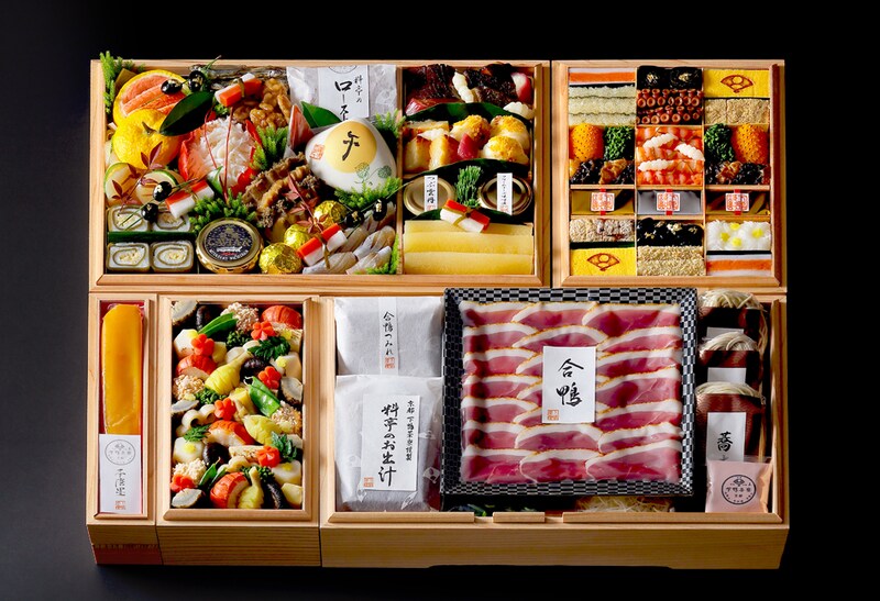 下鴨茶寮　特製和おせち 二段＋合鴨鍋