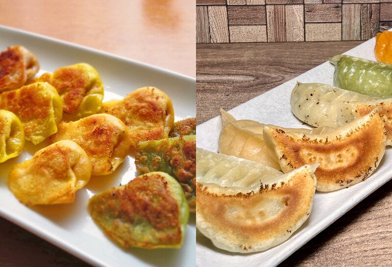 北海道産小麦の自家製皮で手包み！カラフルでかわいらしい餃子セット