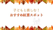 子どもと一緒に秋を楽しむ！おすすめ紅葉スポット3選！