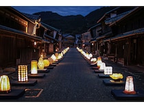 【岐阜県美濃市】歴史ある町並みを舞台にした伝統とアートの没入体験「美濃和紙あかりアート展」開催