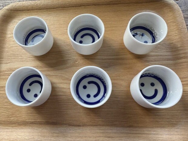 『フタマタセコーヒー』日本酒飲み比べセットの写真➁。