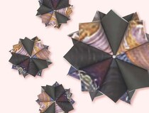 【大阪府大阪市】美術館の「モネ 連作の情景」展の垂れ幕をクリスマスフラワーリースへアップサイクル