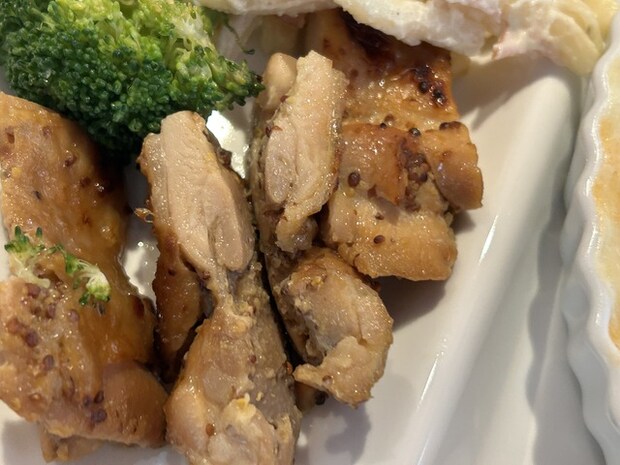 鶏肉の粒マスタード焼き1-1-1