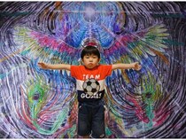 【群馬県甘楽町】個展「新井文月展 -甘楽の風・大地の波動-」開催＆ライブペインティングも実施！